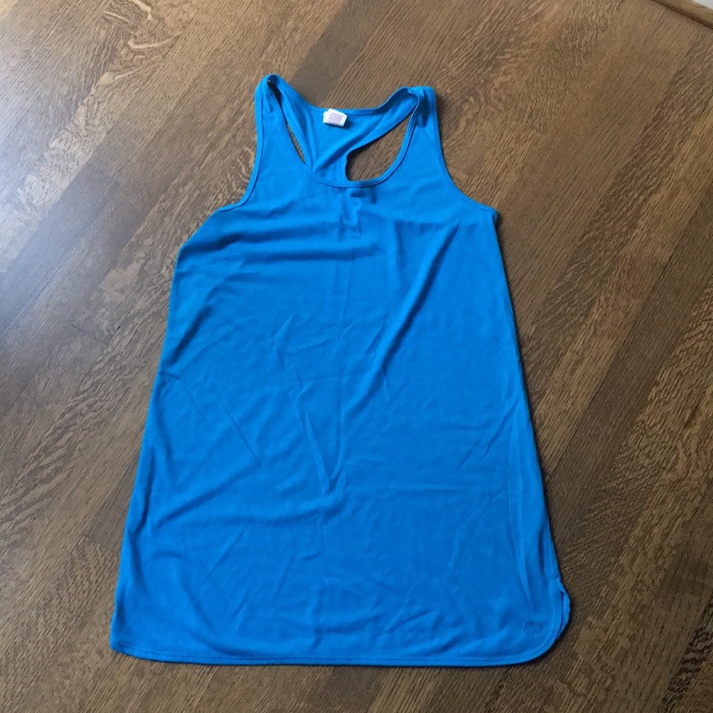 Blue cover up dress